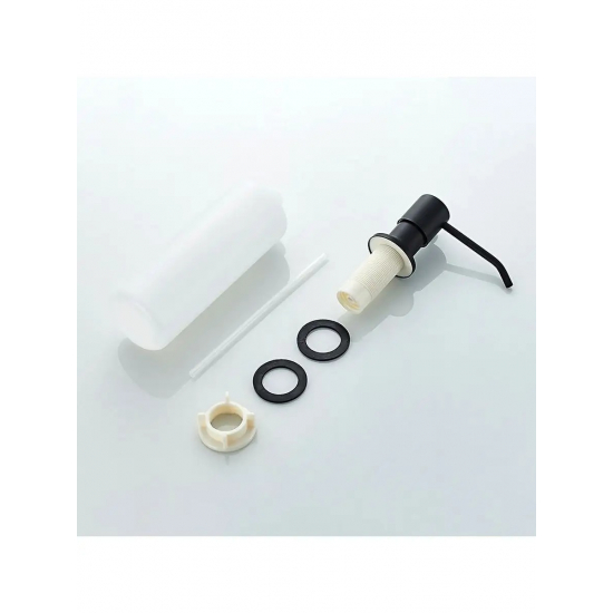 Дозатор для кухонной мойки LEDEME L405F врезной черный 