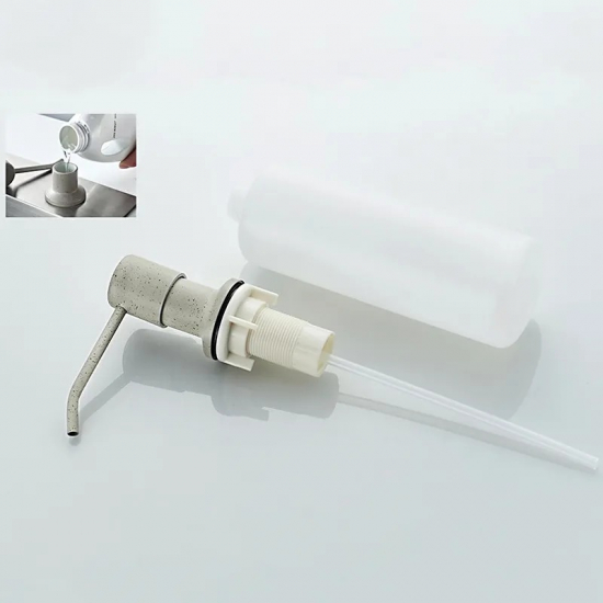 Дозатор для кухонной мойки LEDEME L405K врезной бежевый 