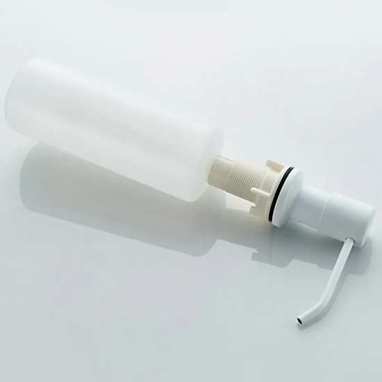 Дозатор для кухонной мойки LEDEME L405Н врезной белый 