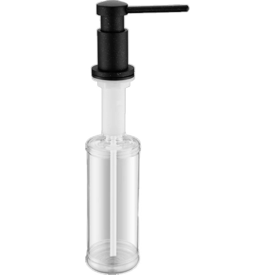 Дозатор для кухонной мойки PAULMARK Brevit D005-418, чёрный металлик