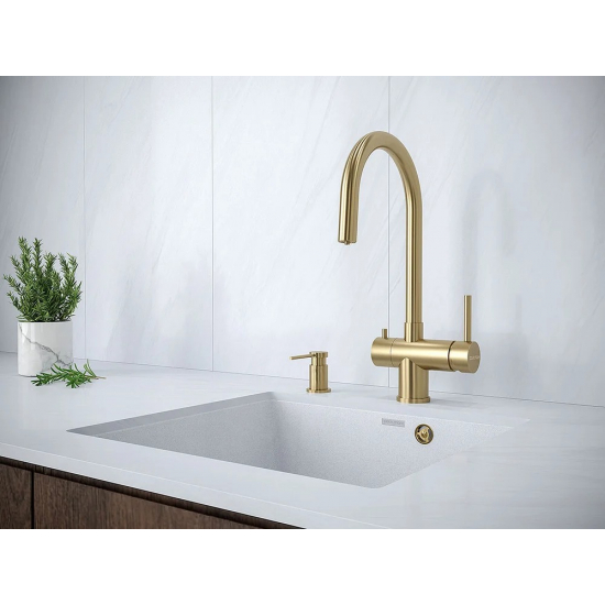 Дозатор для кухонной мойки PAULMARK Brevit D005-BR, бронза