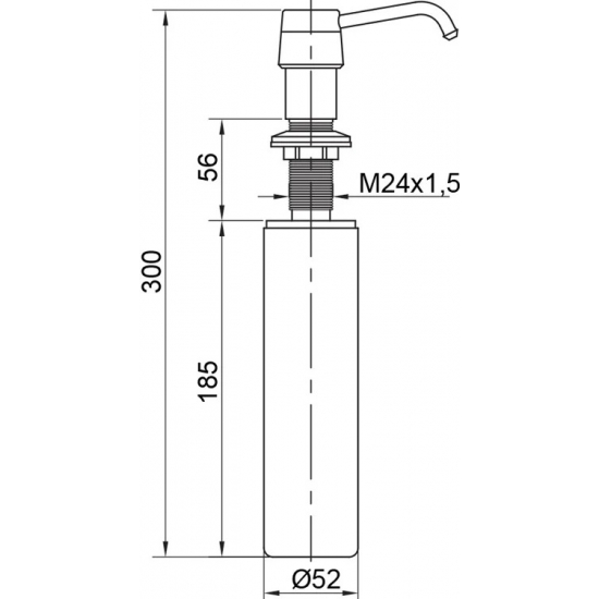 Дозатор для кухонной мойки VERAGIO Sbortis VR.SBR-8441.BR бронза