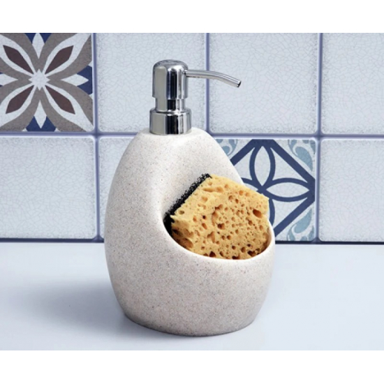 Дозатор для кухонной мойки WASSERKRAFT K-8099 с емкостью для губки
