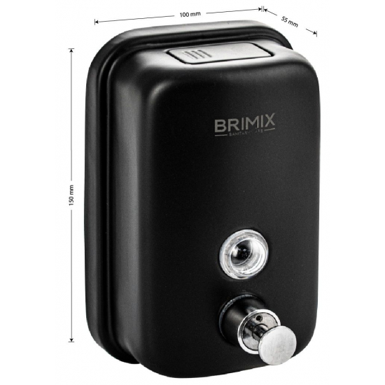 Дозатор для мыла BRIMIX 6181 500мл чёрный