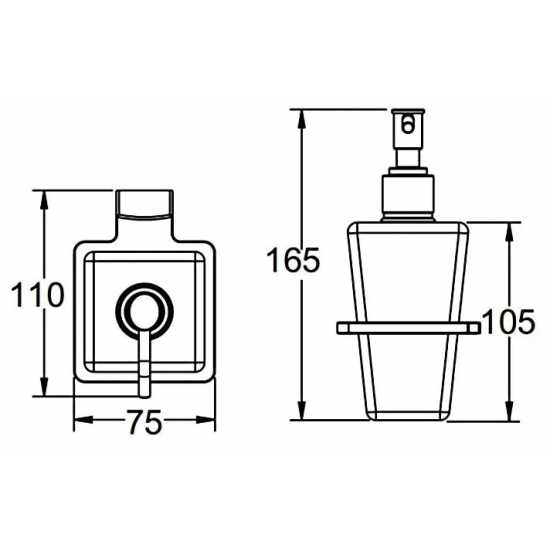 Дозатор для мыла FRAP F1827