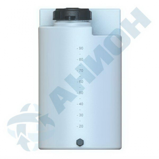 Дозировочный контейнер АНИОН ДК100КЗ объем 100 литров со сливом белый