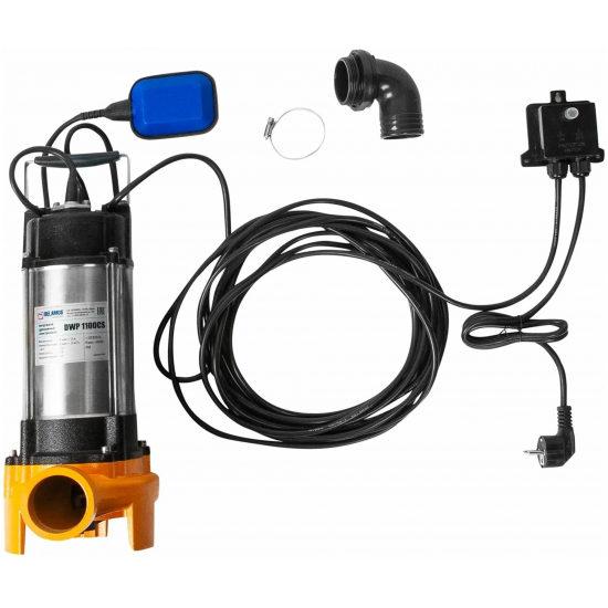 Дренажный насос BELAMOS DWP 1100 CS кабель 10 метров