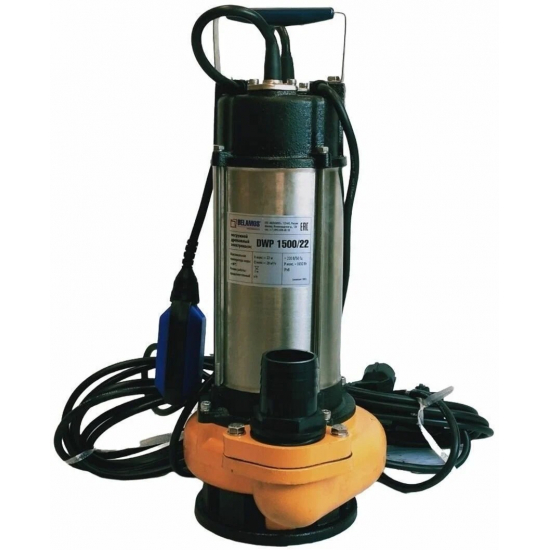 Дренажный насос BELAMOS DWP 1500/22  кабель 10 метров