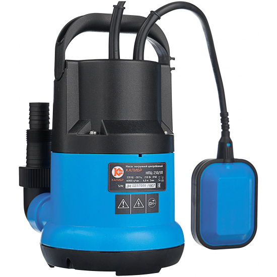 Дренажный насос КАЛИБР НПЦ-250/5П 
