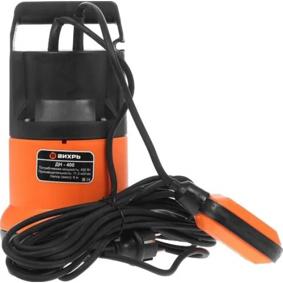 Дренажный насос ВИХРЬ ДН -400 68/2/1