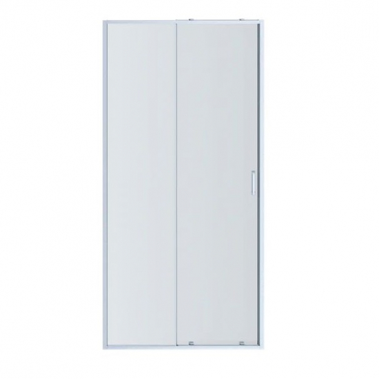 Душевая дверь в нишу АКВАТЕК AQ ARI RA 12020CH стекло прозрачное, профиль хром