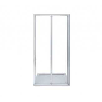 Душевая дверь в нишу AQUANET Alfa NAA6422  80x200 стекло прозрачное, профиль хром