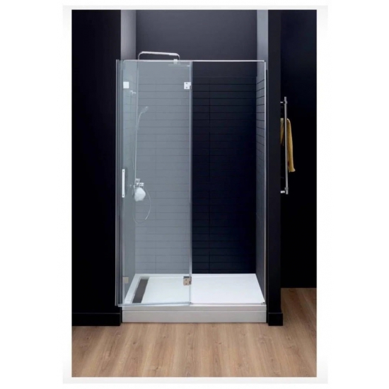 Душевая дверь в нишу AQUANET Beta NWD6221 100x200 R правая стекло прозрачное, профиль хром