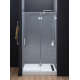 Душевая дверь в нишу AQUANET Beta NWD6221 120x200 L левая стекло прозрачное, профиль хром