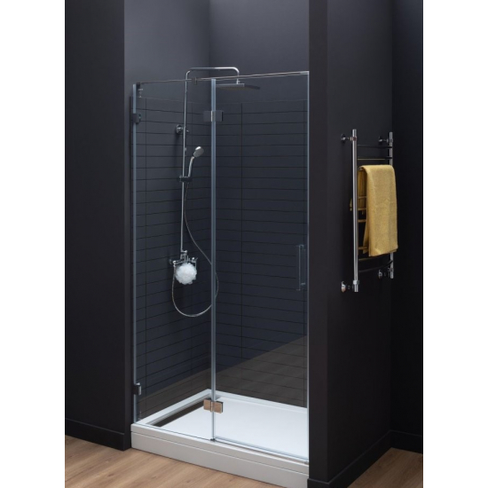 Душевая дверь в нишу AQUANET Beta NWD6221 120x200 R правая стекло прозрачное, профиль хром 