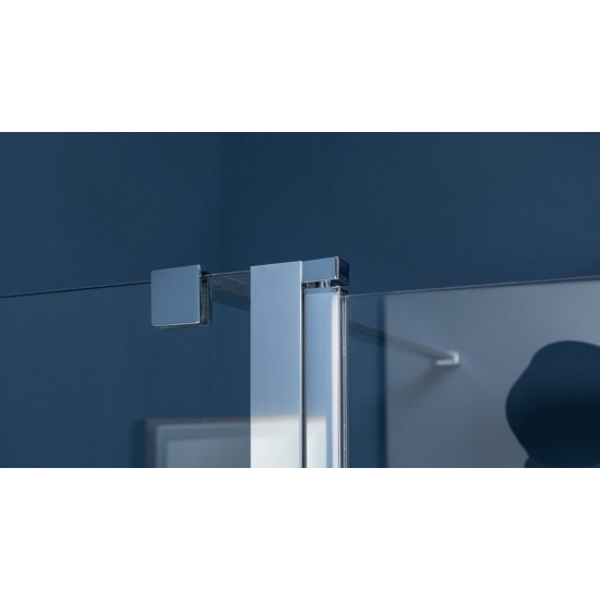 Душевая дверь в нишу AQUANET Cinetic AE12-N-120H190U-CT 120x190 стекло прозрачное, профиль хром