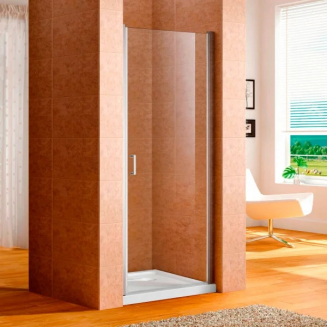 Душевая дверь в нишу AQUANET Cinetic AE12-N-90H190U-CT 90x190 стекло прозрачное, профиль хром