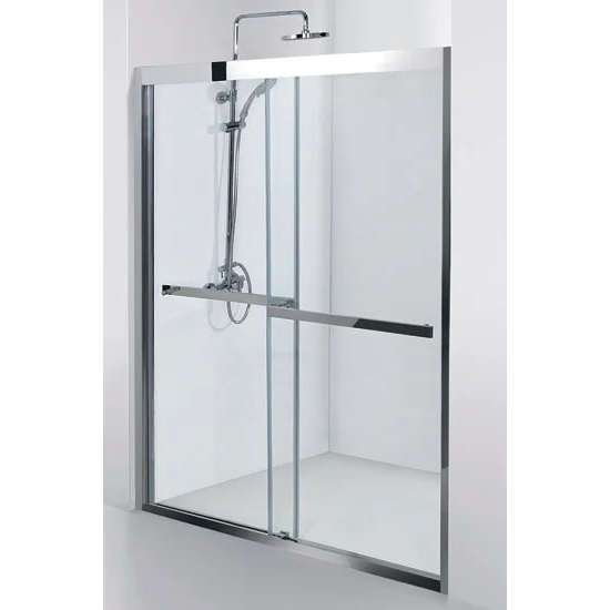 Душевая дверь в нишу AQUANET DELTA NPD6122 150x200 стекло прозрачное, профиль хром