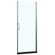 Душевая дверь в нишу AZARIO ALBERTA AZ-NK6211 90x190 стекло прозрачное, профиль серебро 