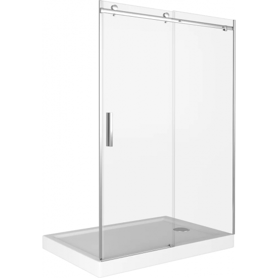 Душевая дверь в нишу BAS Good door Galaxy WTW-120-C-CH 120x195 стекло прозрачное, профиль хром