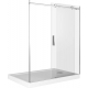 Душевая дверь в нишу BAS Good door Galaxy WTW-140-C-CH 140x195 стекло прозрачное, профиль хром