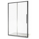 Душевая дверь в нишу BAS Good door Idea WTW-140-C-B 140x195 стекло прозрачное, профиль чёрный