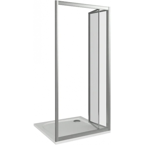 Душевая дверь в нишу BAS Good door Infinity SD-80-C-CH 80x185 стекло прозрачное, профиль хром