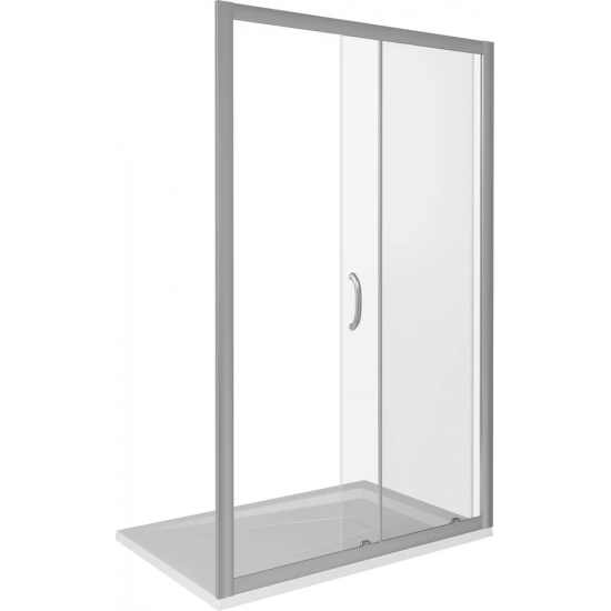 Душевая дверь в нишу BAS Good door Infinity WTW-110-C-CH 110x185 стекло прозрачное, профиль хром