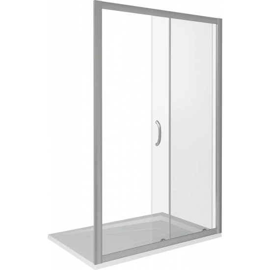 Душевая дверь в нишу BAS Good door Infinity WTW-120-C-CH 120x185 стекло прозрачное, профиль хром