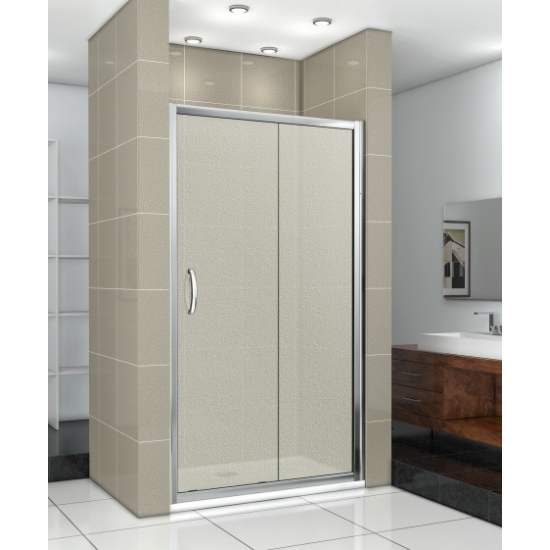 Душевая дверь в нишу BAS Good door Infinity WTW-120-G-CH 120x185 стекло грейп, профиль хром