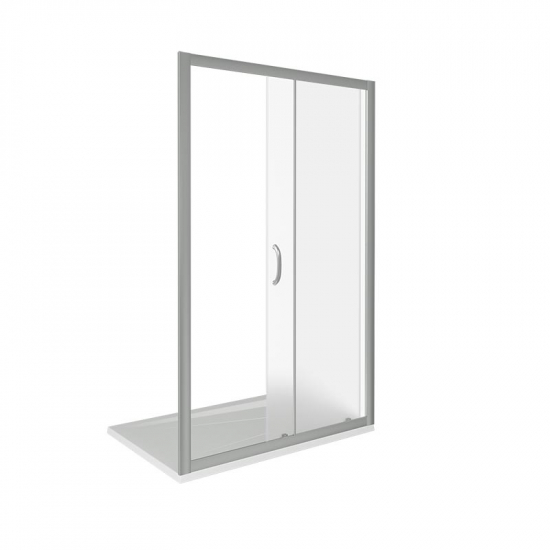 Душевая дверь в нишу BAS Good door Infinity WTW-120-G-CH 120x185 стекло грейп, профиль хром