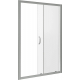 Душевая дверь в нишу BAS Good door Infinity WTW-130-C-CH 130x185 стекло прозрачное, профиль хром