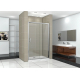 Душевая дверь в нишу BAS Good door Infinity WTW-140-C-CH 140x185 стекло прозрачное, профиль хром