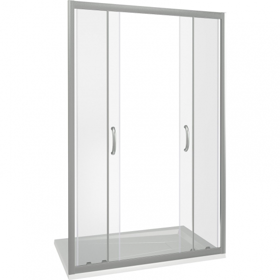 Душевая дверь в нишу BAS Good door Infinity WTW-TD-150-C-CH 150x185 стекло прозрачное, профиль хром