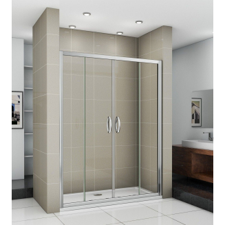 Душевая дверь в нишу BAS Good door Infinity WTW-TD-150-C-CH 150x185 стекло прозрачное, профиль хром