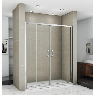 Душевая дверь в нишу BAS Good door Infinity WTW-TD-150-G-CH 150x185 стекло грейп, профиль хром