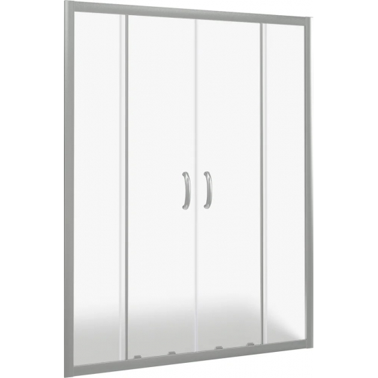 Душевая дверь в нишу BAS Good door Infinity WTW-TD-150-G-CH 150x185 стекло грейп, профиль хром