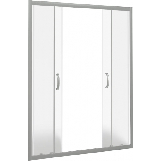 Душевая дверь в нишу BAS Good door Infinity WTW-TD-150-G-CH 150x185 стекло грейп, профиль хром