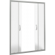Душевая дверь в нишу BAS Good door Infinity WTW-TD-150-G-CH 150x185 стекло грейп, профиль хром