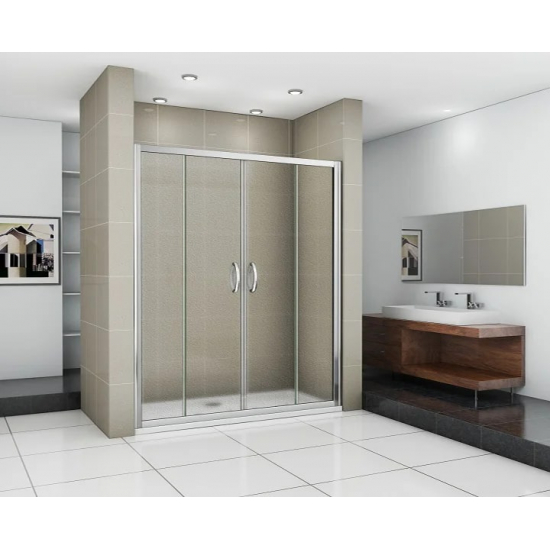 Душевая дверь в нишу BAS Good door Infinity WTW-TD-170-G-CH 170x185 стекло грейп, профиль хром