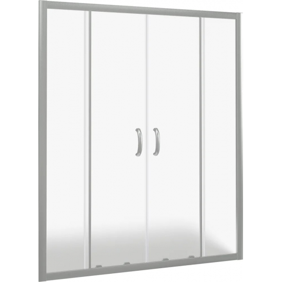 Душевая дверь в нишу BAS Good door Infinity WTW-TD-170-G-CH 170x185 стекло грейп, профиль хром