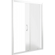 Душевая дверь в нишу BAS Good door Latte WTW-110-G-WE 110x185 стекло грейп, профиль хром