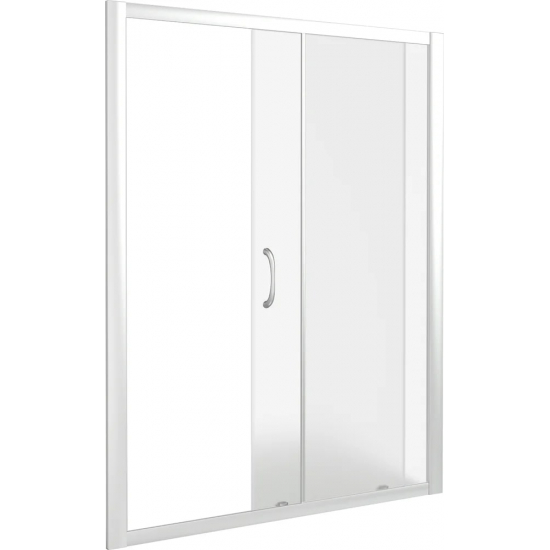 Душевая дверь в нишу BAS Good door Latte WTW-130-G-WE 130x185 стекло грейп, профиль хром