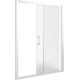 Душевая дверь в нишу BAS Good door Latte WTW-130-G-WE 130x185 стекло грейп, профиль хром