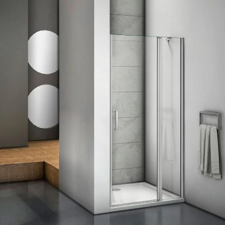 Душевая дверь в нишу BAS Good door Mokka WTW-120-C-WE 120x185 стекло прозрачное, профиль белый