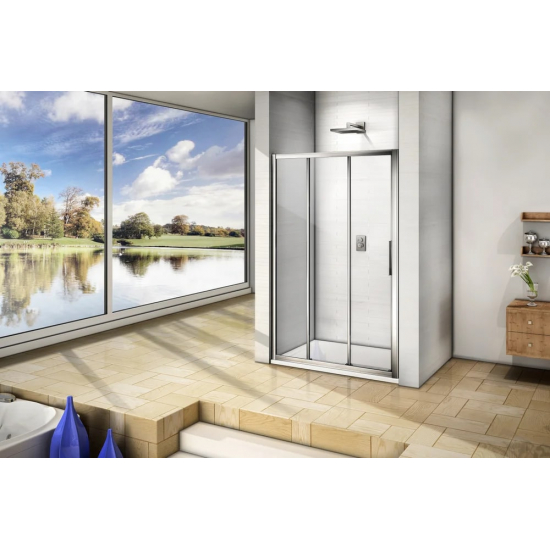 Душевая дверь в нишу BAS Good door Orion WTW-120-C-CH 120x185 стекло прозрачное, профиль хром