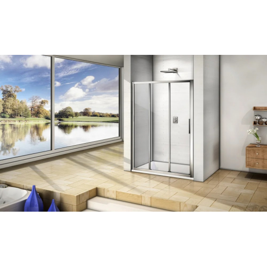 Душевая дверь в нишу BAS Good door Orion WTW-130-C-CH 130x185 стекло прозрачное, профиль хром