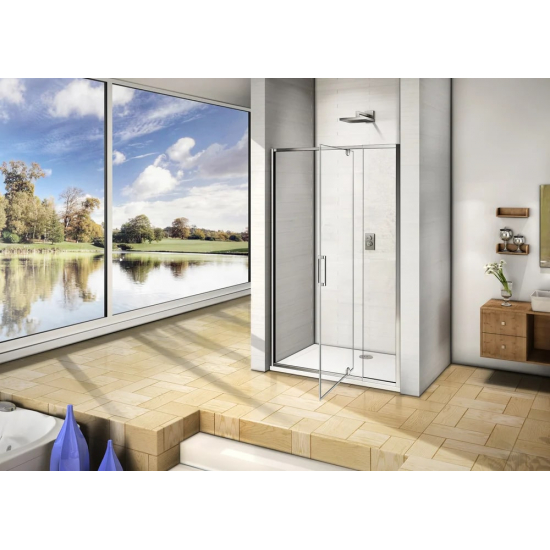 Душевая дверь в нишу BAS Good door Orion WTW-PD-100-C-CH 100x185 стекло прозрачное, профиль хром