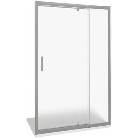 Душевая дверь в нишу BAS Good door Orion WTW-PD-100-G-CH 100x185 стекло грейп, профиль хром