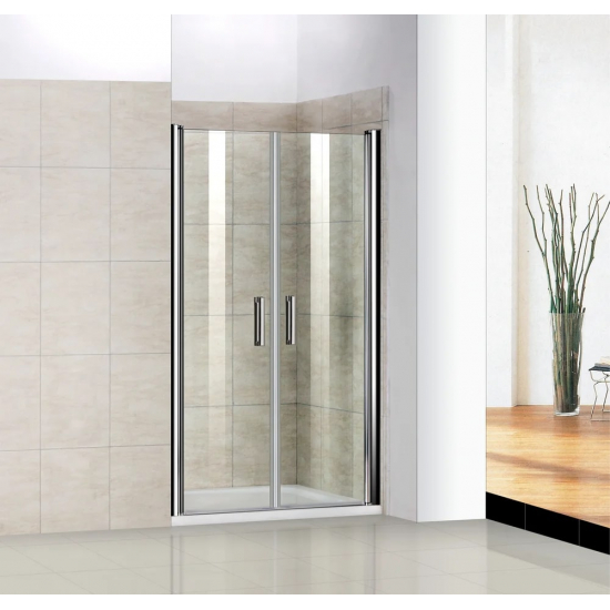 Душевая дверь в нишу BAS Good door Pandora SD-90-C-CH 90x185 стекло прозрачное, профиль хром